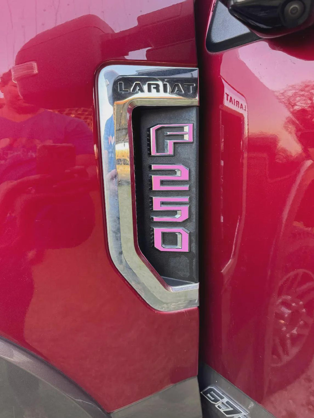 LEFT & RIGHT 2017-2019 F-250 Emblem Overlay