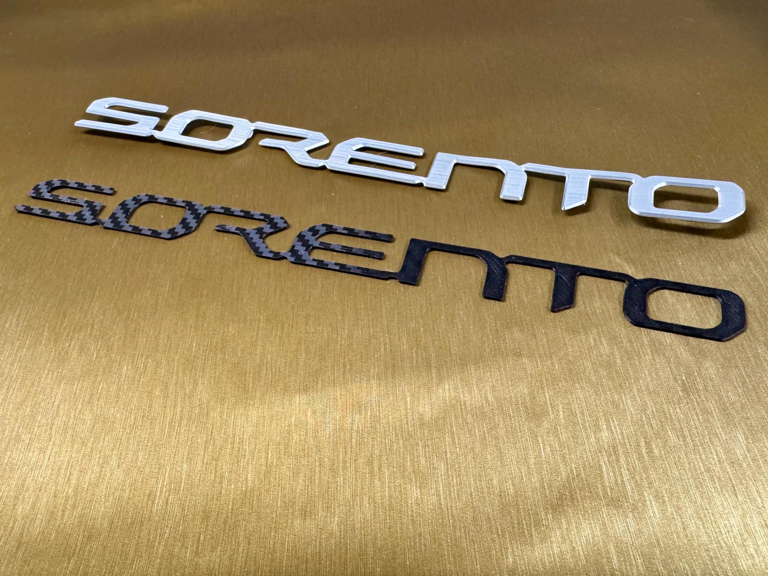 Replacement Carbon Fiber 2023-2026 Emblem  (Sorento)