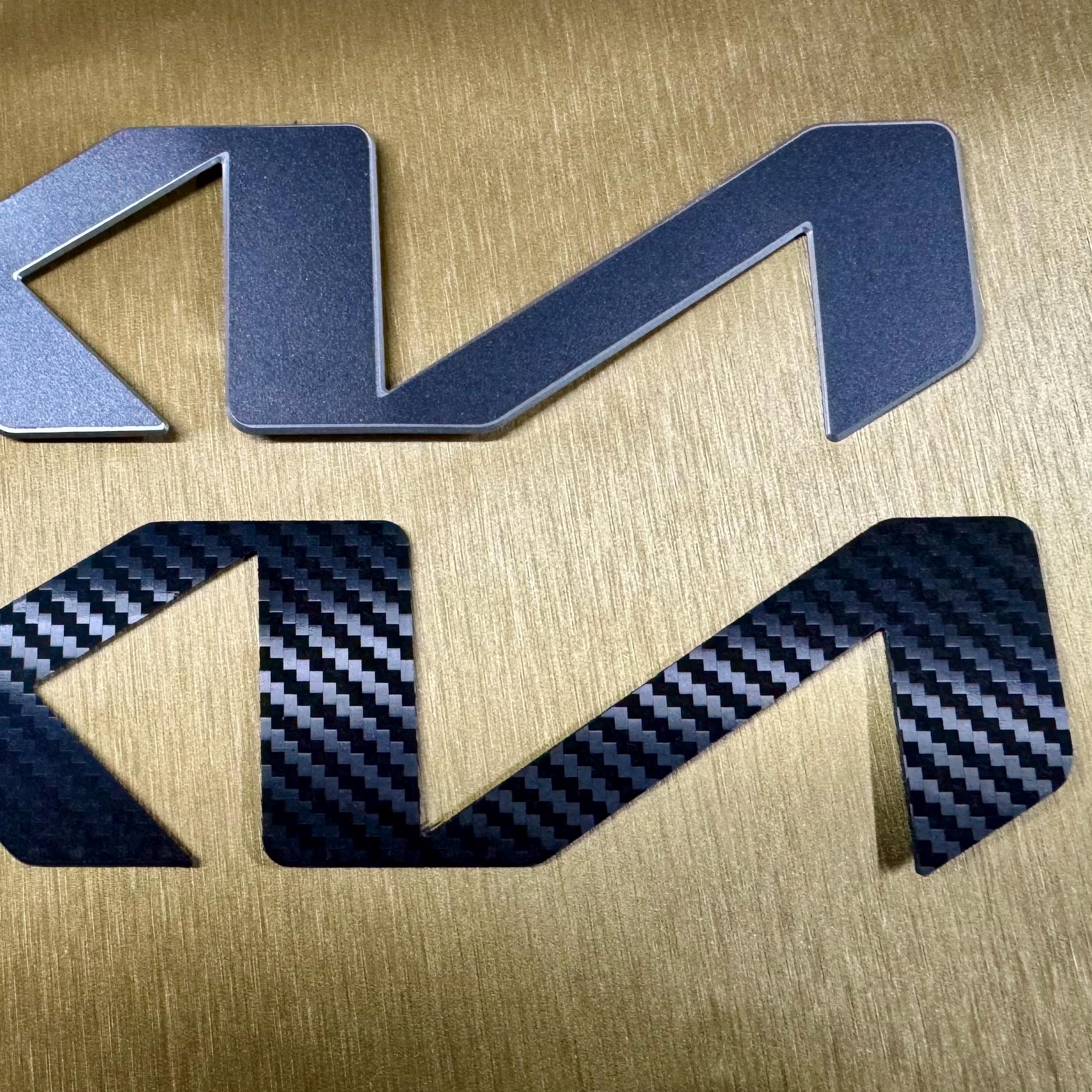 Replacement Carbon Fiber 2022-2025 Emblem Set (Front & Rear)
