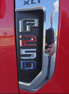 LEFT & RIGHT 2017-2019 F-250 Emblem Overlay