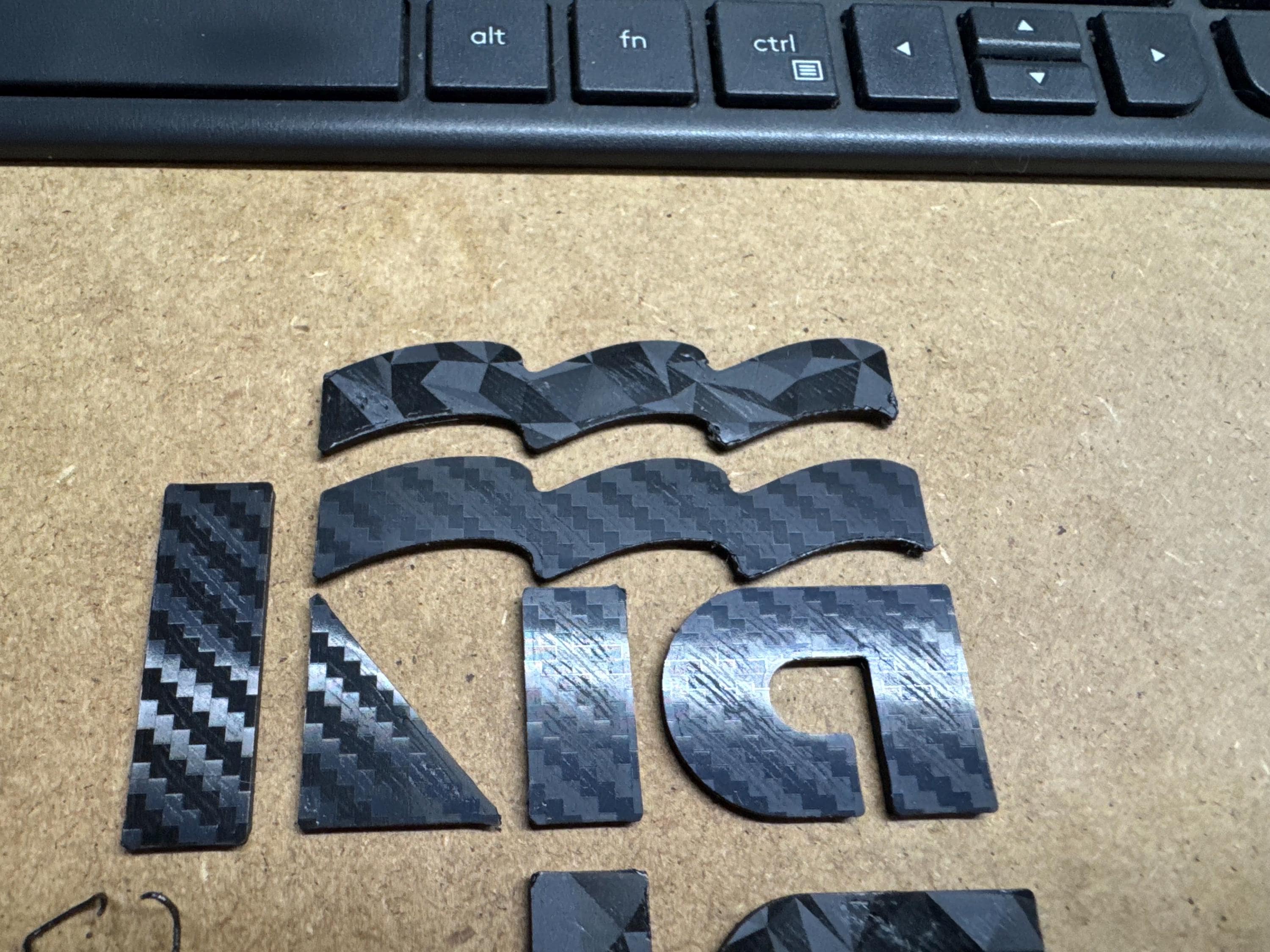 Replacement Carbon Fiber 2022-2025 Emblem Set (Front & Rear)