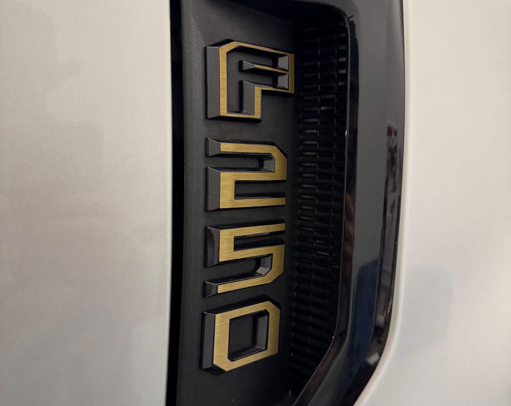 LEFT & RIGHT 2017-2019 F-250 Emblem Overlay
